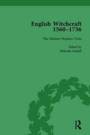 Cover of English Witchcraft, 1560-1736, vol 3
