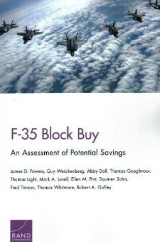 Cover of F-35 Block Buy