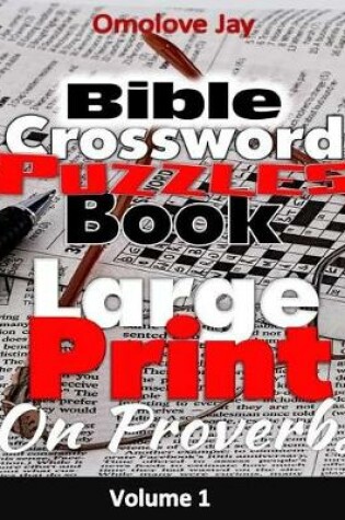 Cover of Large Print Bible Crossword Puzzle book