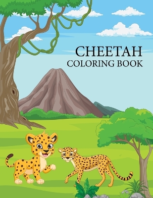 Book cover for Cheetah Coloring book
