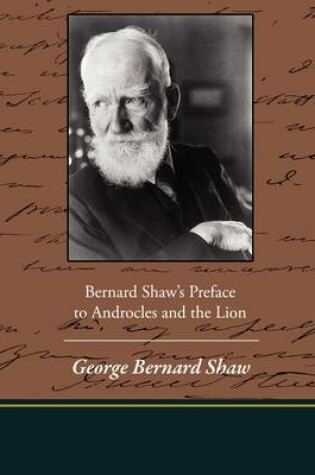 Cover of Bernard Shaw's Preface to Androcles and the Lion