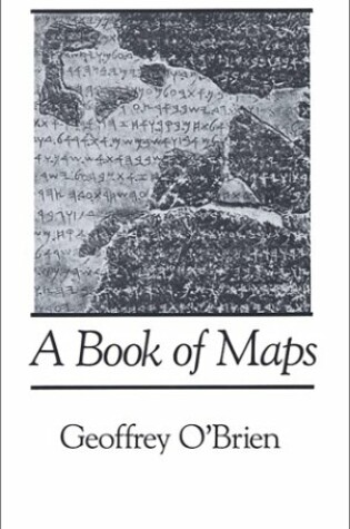 Cover of A Book of Maps