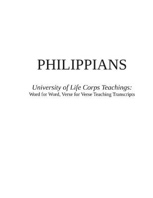 Book cover for PHILIPPIANS - University of Life Corps Teachings