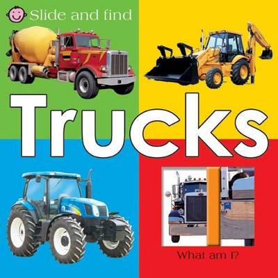 Book cover for Slide and Find - Trucks -- Apple