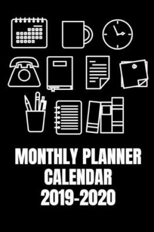 Cover of Monthly Planner Calendar 2019-2020