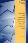 Book cover for Evaluating Public Expenditure Programmes