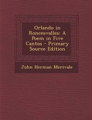 Book cover for Orlando in Roncesvalles