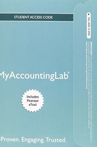 Cover of NEW MyLab Accounting with Pearson eText -- Access Card -- for Pearson's Federal Taxation 2015 Corporations, Partnerships, Estates & Trusts