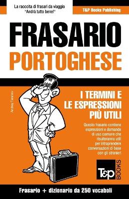 Book cover for Frasario Italiano-Portoghese e mini dizionario da 250 vocaboli