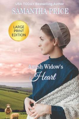 Book cover for Amish Widow's Heart LARGE PRINT