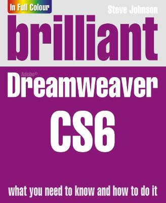 Book cover for Brilliant Dreamweaver CS6