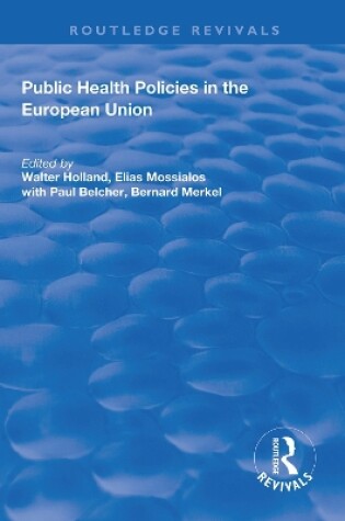 Cover of Public Health Policies in the European Union