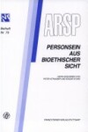 Book cover for Personsein Aus Bioethischer Sicht