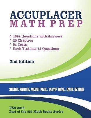 Book cover for Accuplacer Math Prep