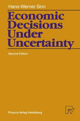 Cover of Economic Decisions Under Uncertainty