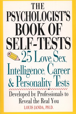 Cover of The Psychologist's Book of Self-Tests