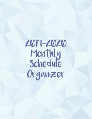 Book cover for 2019-2020 Monthly Schedule Organizer