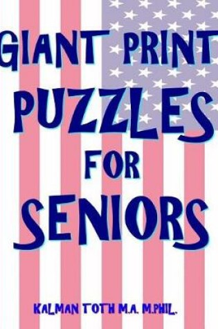 Cover of Giant Print Puzzles for Seniors