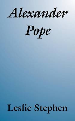 Book cover for Alexander Pope