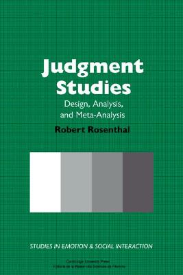 Book cover for Judgment Studies