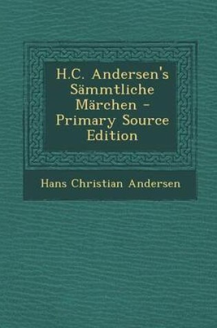 Cover of H.C. Andersen's Sammtliche Marchen