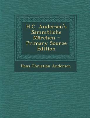 Book cover for H.C. Andersen's Sammtliche Marchen