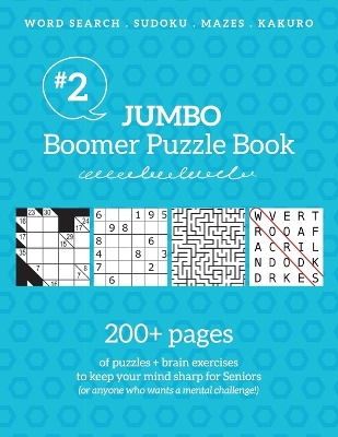 Book cover for Jumbo Boomer Puzzle Book #2