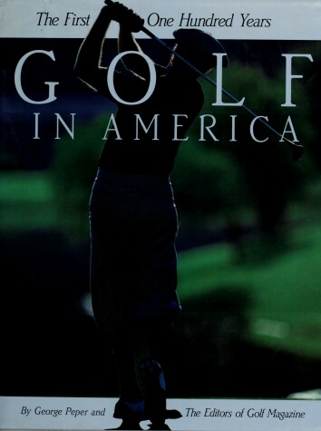 Book cover for Golf in America