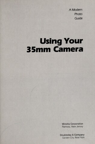 Cover of How to Use Your 35mm Camera