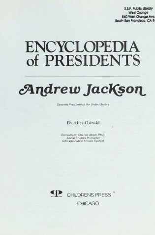 Cover of Andrew Jackson