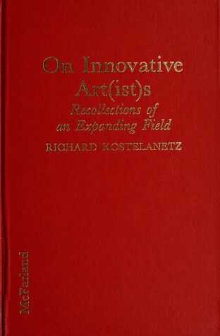Book cover for On Innovative Art(ist)s