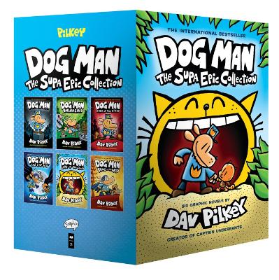 Book cover for Dog Man 1-6: The Supa Epic Collection: From the Creator of Captain Underpants