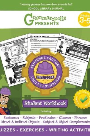 Cover of The Parts of the Sentence Workbook, Grades 3-5