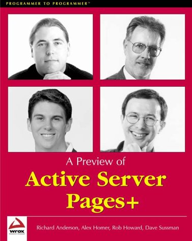 Book cover for A Preview of Active Server Pages+