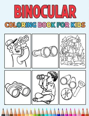 Book cover for Binocular Coloring Book for Kids