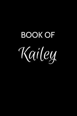 Book cover for Book of Kailey