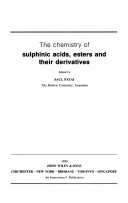 Book cover for The Chemistry of Sulphinic Acids, Esters and Their Derivatives