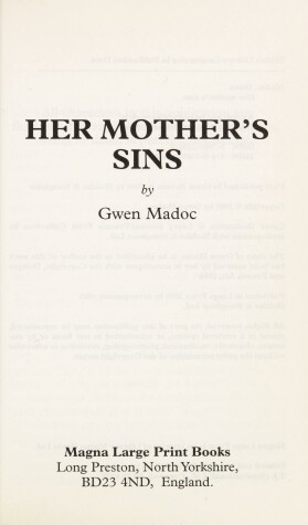 Book cover for Her Mother's Sins