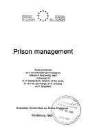 Book cover for Prison Management