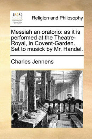 Cover of Messiah an Oratorio