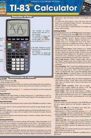 Cover of TI-83 Plus Calculator