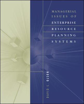 Book cover for Managerial Issues of Enterprise Resource Planning Systems