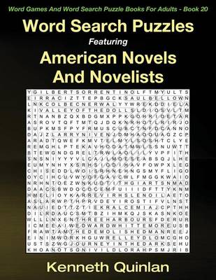 Cover of Word Search Puzzles Featuring American Novels And Novelists