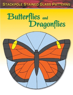 Book cover for Stained Glass Patterns: Butterflies and Dragonflies