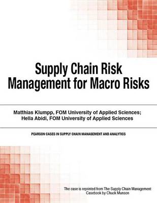 Book cover for Supply Chain Risk Management for Macro Risks