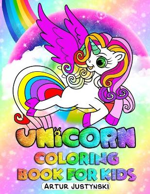 Book cover for Unicorn Coloring Book for Kids