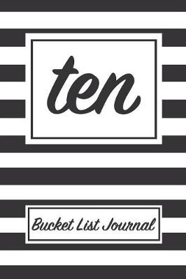 Book cover for Ten Bucket List Journal