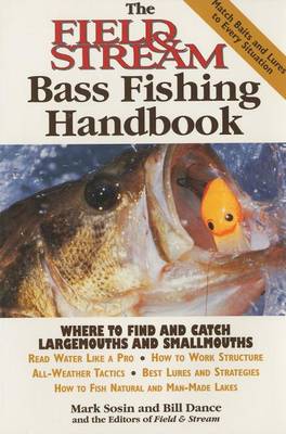 Book cover for "Field and Stream" Bass-fishing Handbook