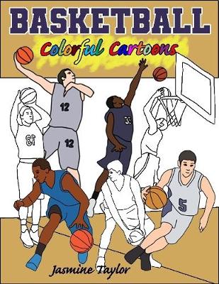 Book cover for Basketball Colorful Cartoons