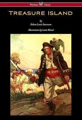 Book cover for Treasure Island (Wisehouse Classics Edition - With Original Illustrations by Louis Rhead)